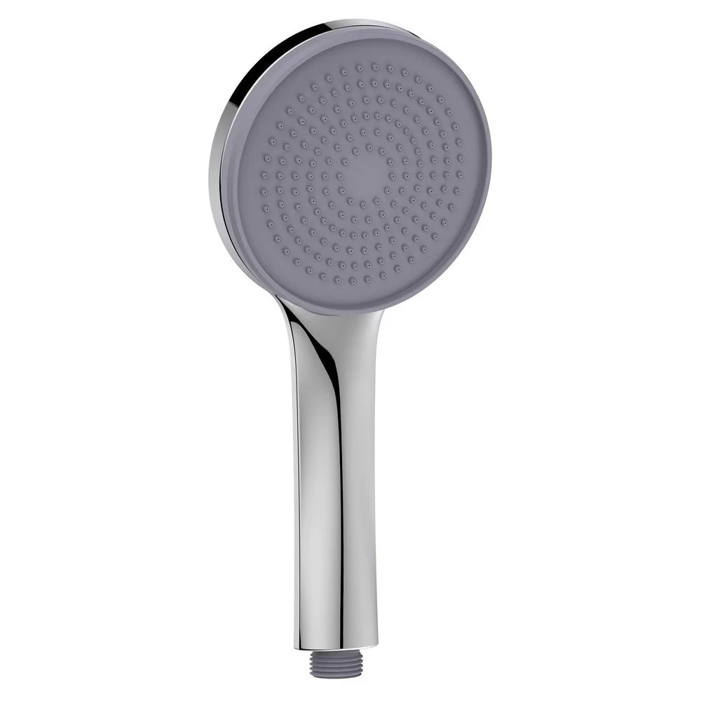 Doccino cromato e grigio a 1 getto con diffusore smontabile - Serie Eris