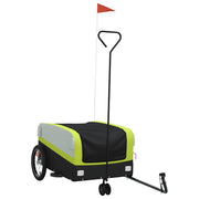 Rimorchio da Bici Nero e Verde 45 kg in Ferro CFW7697951