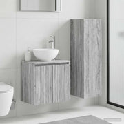 Set di mobili per il bagno 2 pz Sonoma grigio 3406119