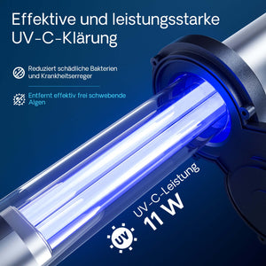 CPA-5000 Filtro a pressione per laghetto con UVC da 11 W integrato Per max 8.000 litri