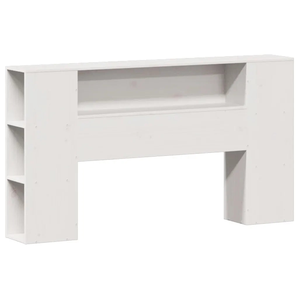 vidaXL Letto Libreria senza Materasso Bianco 120x200 cm Legno di Pino