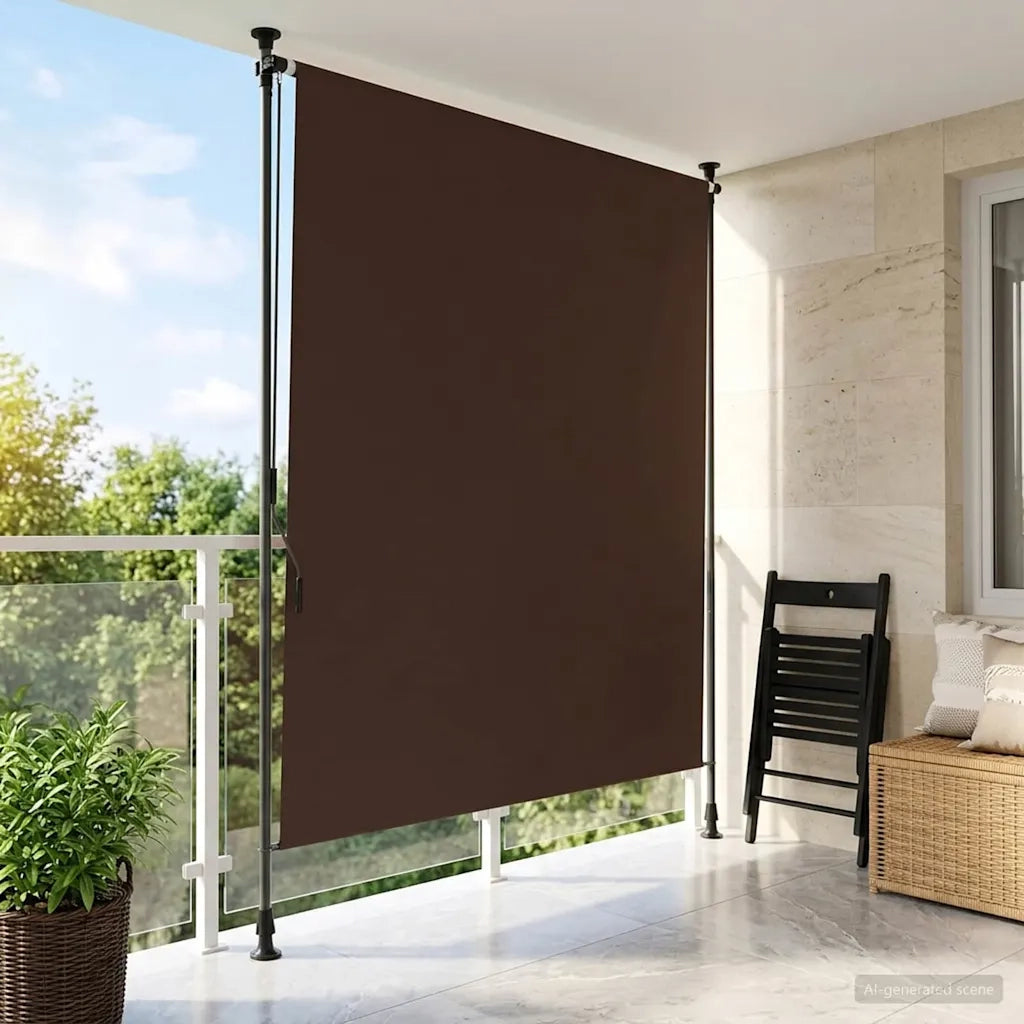 Tenda a Rullo Esterna Marrone 120 x 270 cm 42037126