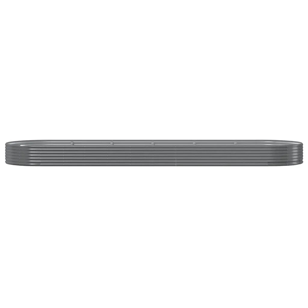Letto Giardino Acciaio Zincato 523x140x36cm Grigio 319044