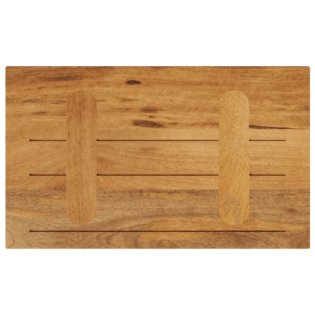 Piano per Tavolo 50x20x3,8 cm Rettangolare Legno Massello Mango 371616