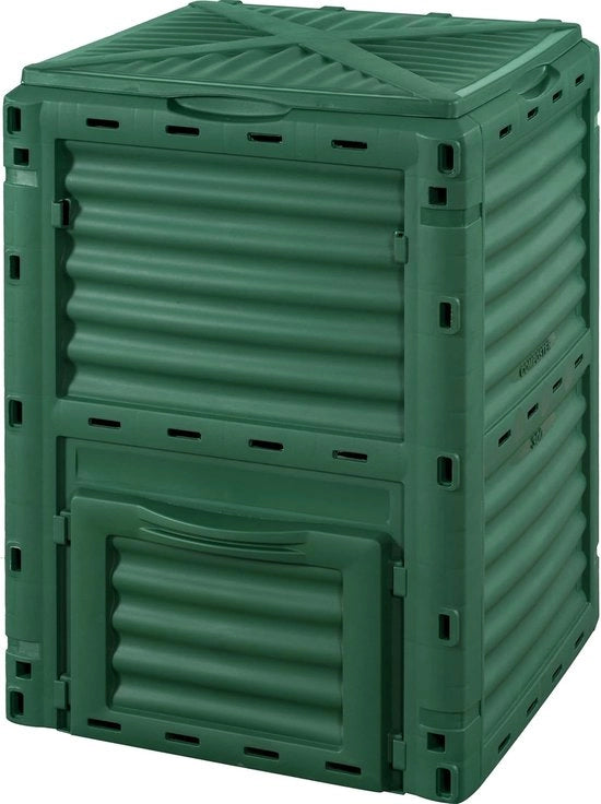 Compostatore 300 Lt. Polipropilene Impermeabile Verde - Amico del Giardino C1933431