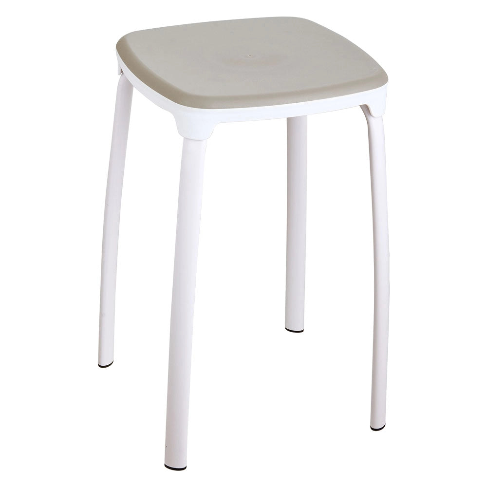 SGABELLO DA BAGNO seduta grigio tortora  - BricoGo
