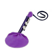 Strumento di Pulizia per Saxofono - Panno di Pulizia con Tessuto Artificiale - 31x16,5 cm - Leggero - Blu - Pulitore per Strumenti Musicali