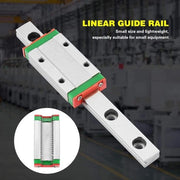 Guida Lineare 100 mm - Alta Precisione - Guaina di Scorrimento - Blocco - Acciaio di Rullo - Leggero