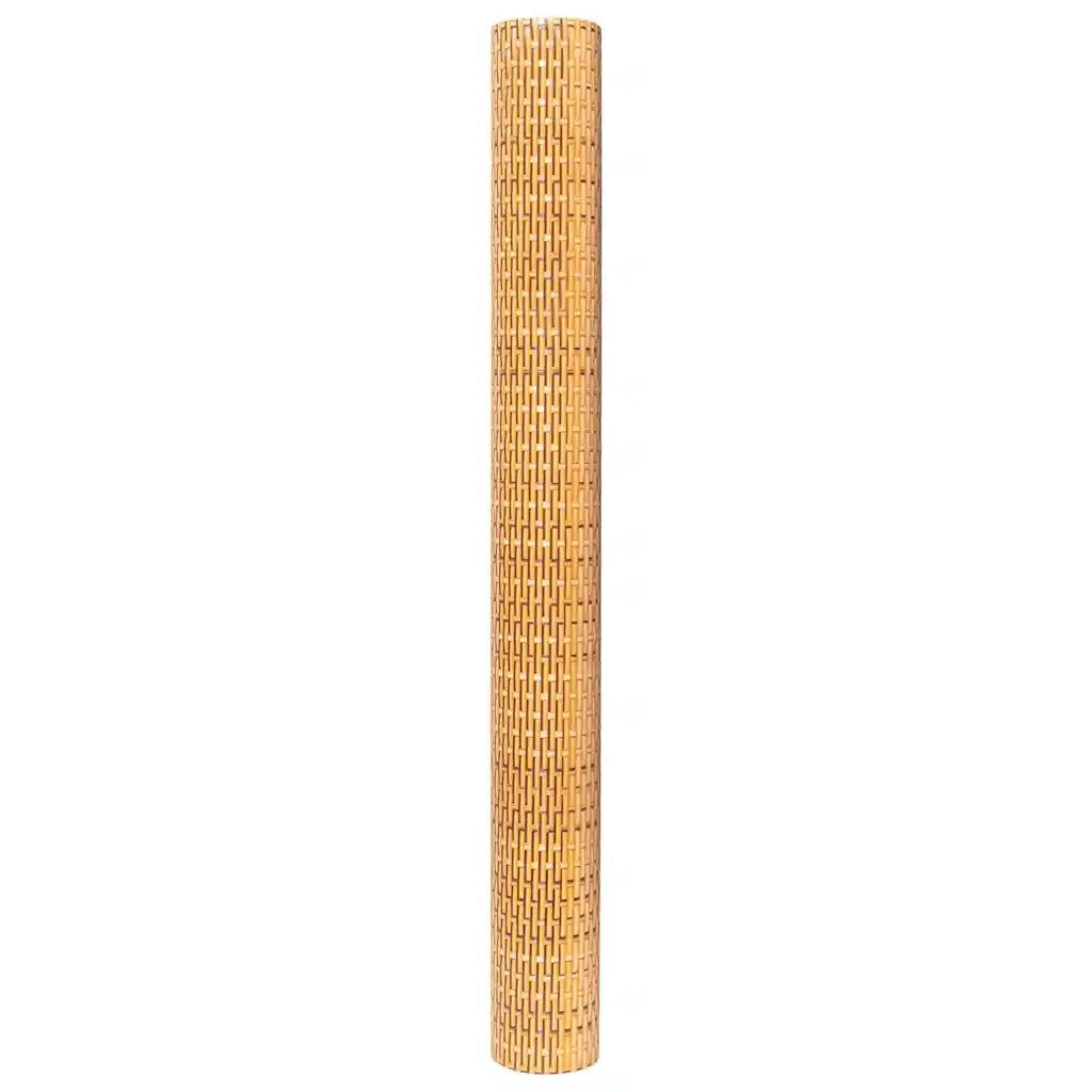 Paravento da Balcone Marrone Chiaro 1000x90 cm in Polyrattan 156278
