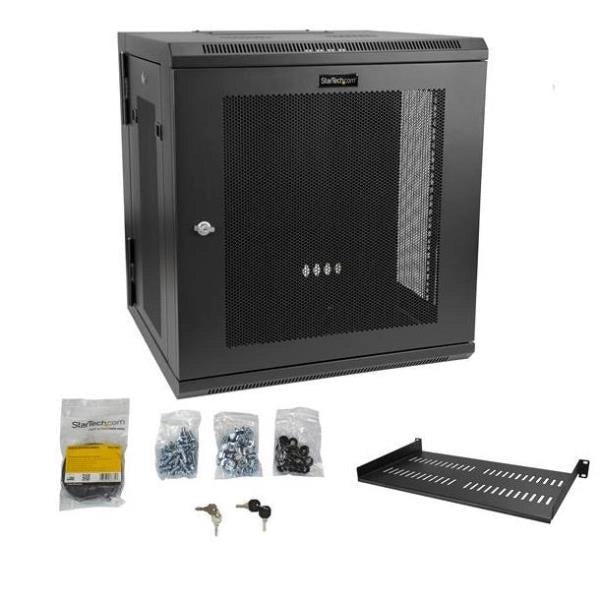 Startech.com armadio per server rack montabile a parete 12u - armadio a cerniera fino a 17" (43cm) di profondità - RK12WALHM