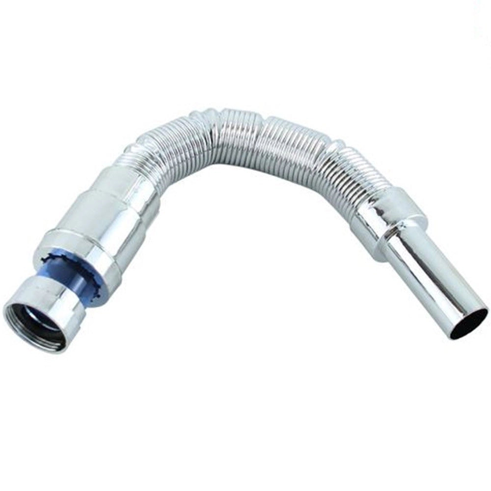 Trade Shop - Canotto Tubo Scarico Flessibile Estensibile Lavabo Lavello 400-800mm 1/4 32mm 10074 -