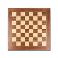 Scacchiera Pieghevole Salvaspazio in Legno 29x29 cm Deluxe per Appassionati