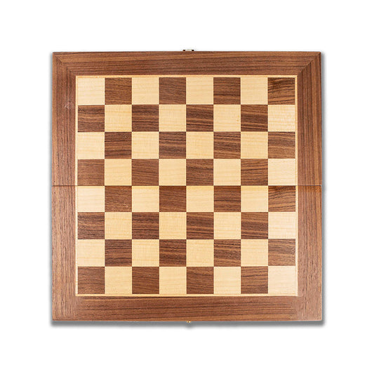 Scacchiera Pieghevole Salvaspazio in Legno 29x29 cm Deluxe per Appassionati