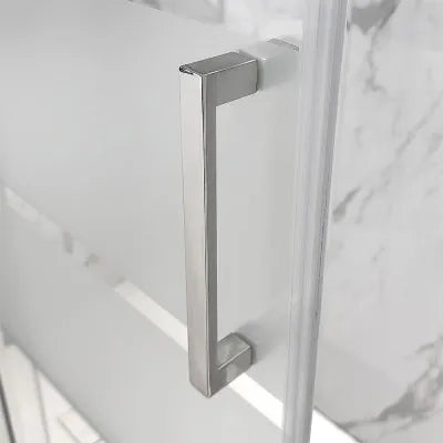 Box doccia 80x70x80 cm con porta a battente serigrafata H 200 cm Ted