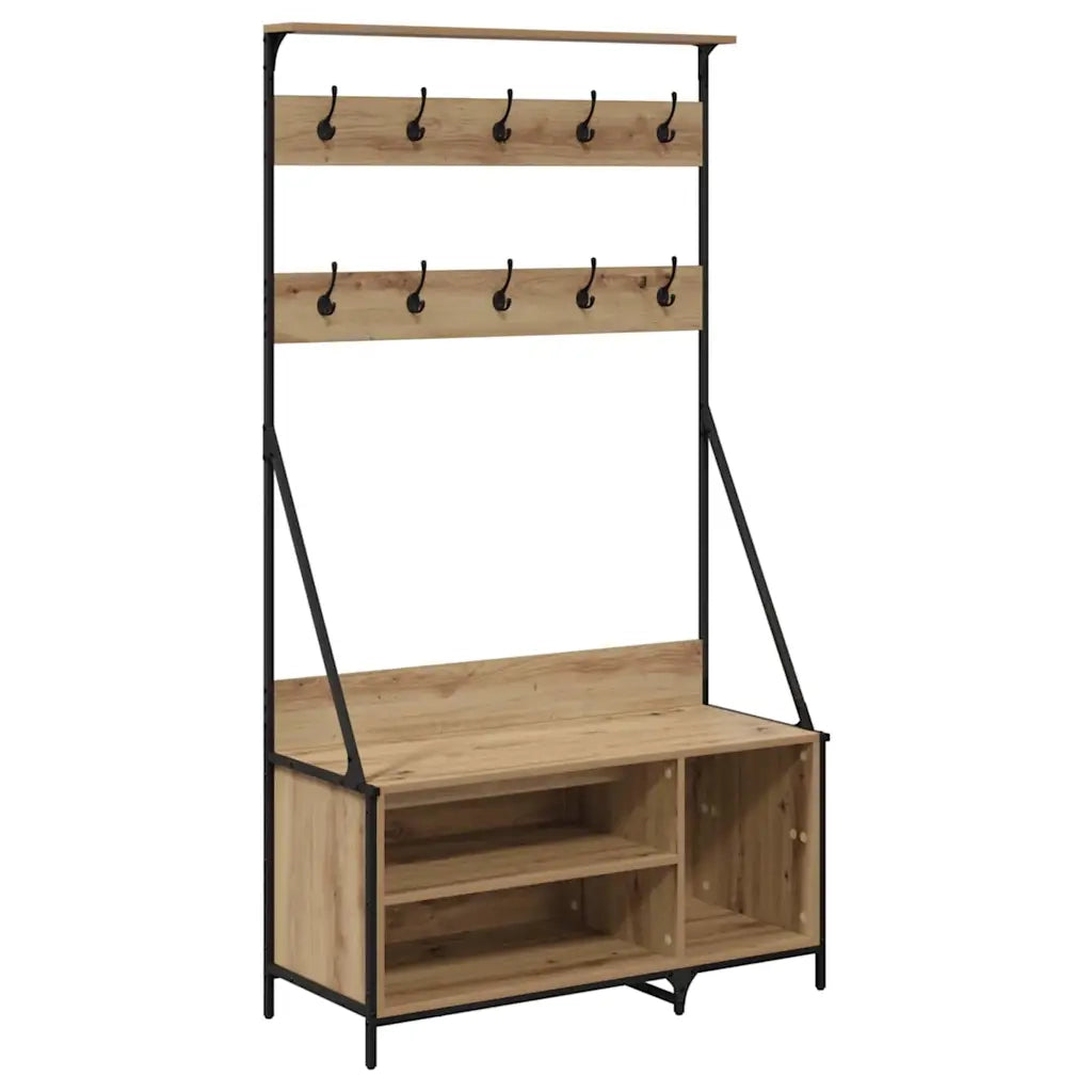 Stendibiancheria Rovere artigianale 100 x 41 x 184 cm CFW5808962