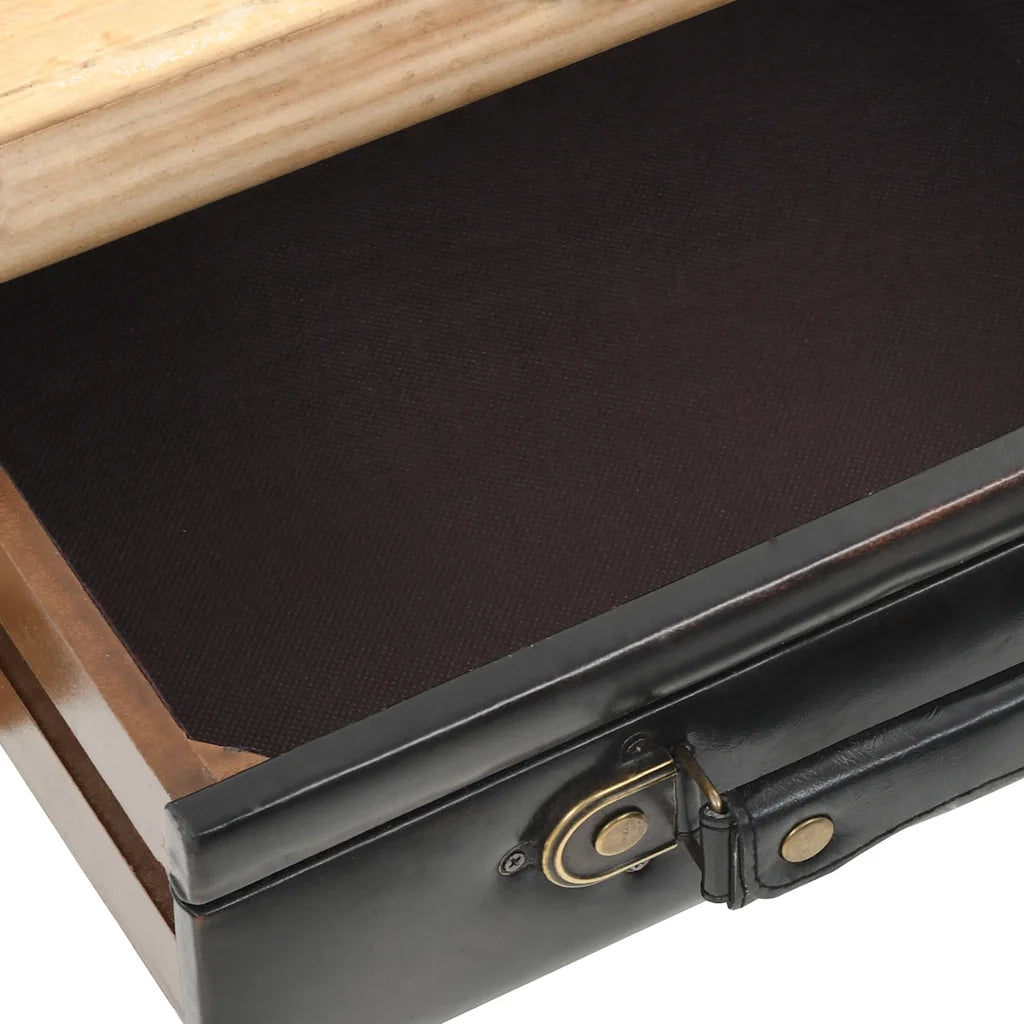 Cassettiera in Legno Massello di Abete 80x36x75 cm CFW9147645
