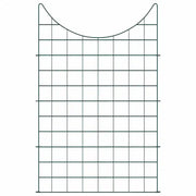 Set di Recinzione per Stagno 8 pz Verde 50 x 80 cm Acciaio