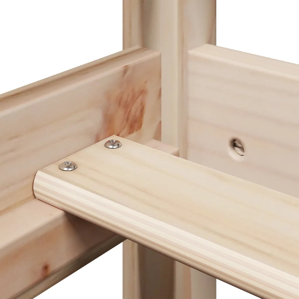 Dormeuse con Tetto 80x200 cm in Legno Massello di Pino 3282302