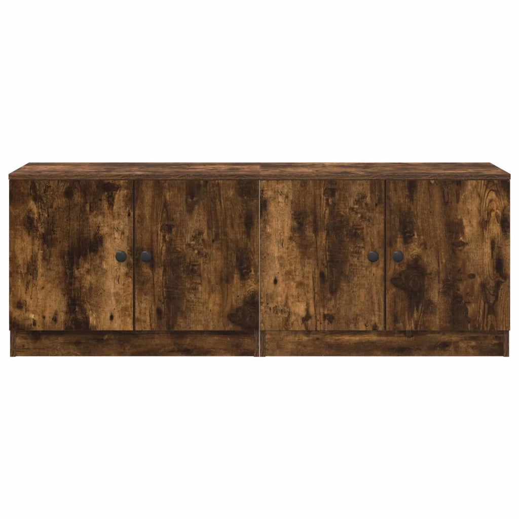 Armadietto per letto 2 pz Quercia Affumicata 66 x 35 x 48 cm CFW5141576