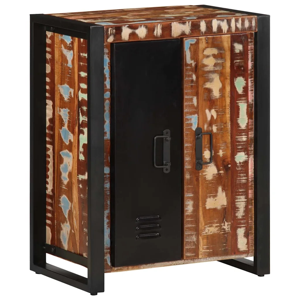 Credenza Multicolore 55x35x70 cm in Legno Massello Recupero 4013576