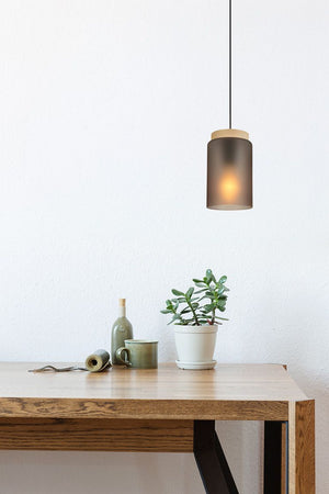 Lampada APP1810-1CP Frosted Grey