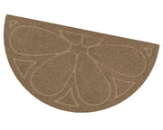 Zerbino Ingresso Porta Morbido Asciugapassi Assorbente Antiscivolo Beige Made In Italy