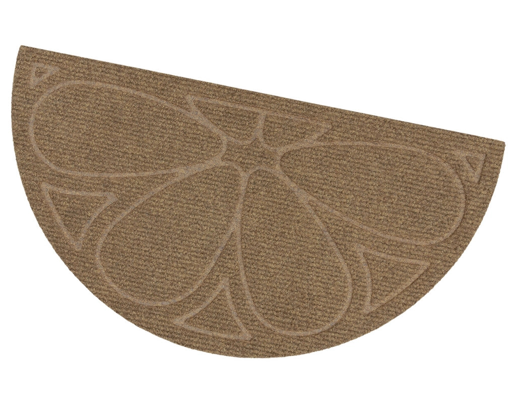 Zerbino Ingresso Porta Morbido Asciugapassi Assorbente Antiscivolo Beige Made In Italy