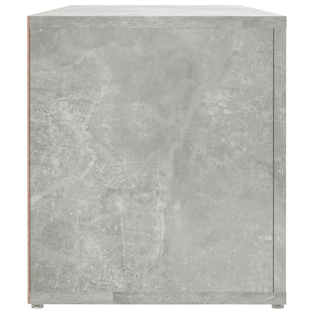 Mobile per TV Grigio Cemento 100x31,5x35 cm Legno Multistrato 819432