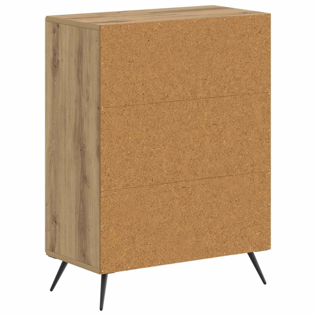 Mobiletto da Bagno BREDA Rovere Artigianale 59,5 x 31 x 80 cm 897504