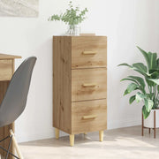 Credenza rovere artigianale 34.5 x 34 x 90 cm Legno multistrato