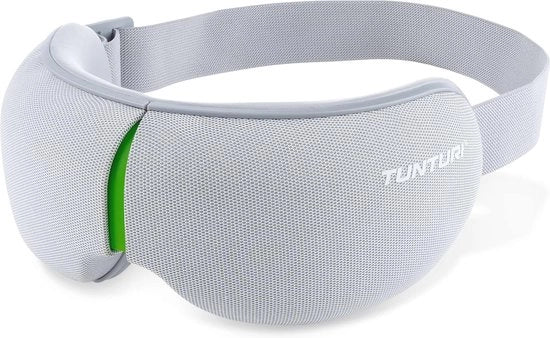 Apparecchio per massaggi oculari per massaggio capigliuto - Compressa termica - Migliora la qualità del sonno con Bluetooth - Pieghevole e portatile