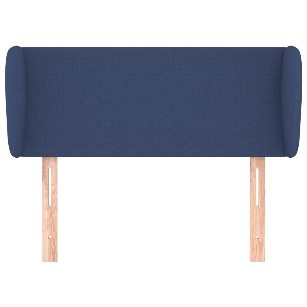 Testiera ad Orecchio-Testata con Orecchie Blu 83 x 23 x 78/88cm in Tessuto 740510