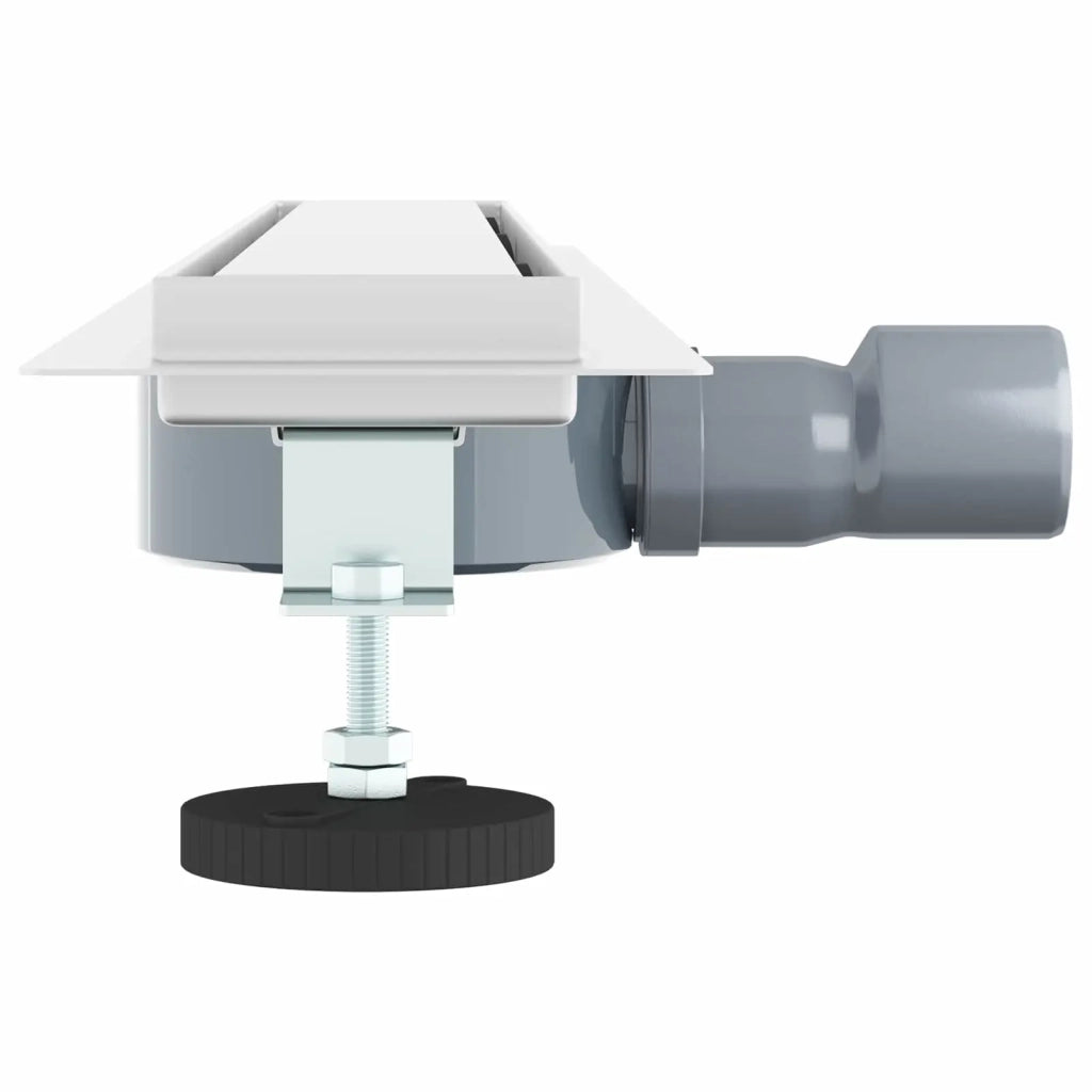 Scarico doccia 2-in-1 con sifone a 360° Argento 70 cm