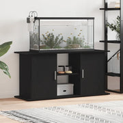 vidaXL Supporto Acquario 121x41x58 cm Legno Multistrato Rovere Nero