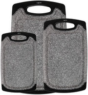 Set di 3 Spatole da Cucina con Superficie Antiscivolo e Manico Ripiegabile