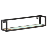 Mensole a Muro 2 pz 80 cm in Legno Massello di Recupero 320671