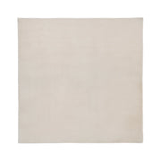 Tappeto beige chiaro in pelliccia sintetica 160 x 160 cm, a pelo lungo, quadrato, per soggiorno, con retro in poliestere, moderno