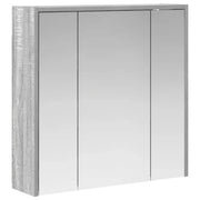 Mobiletto per specchio da Bagno | Armadio da bagno Grigio Sonoma