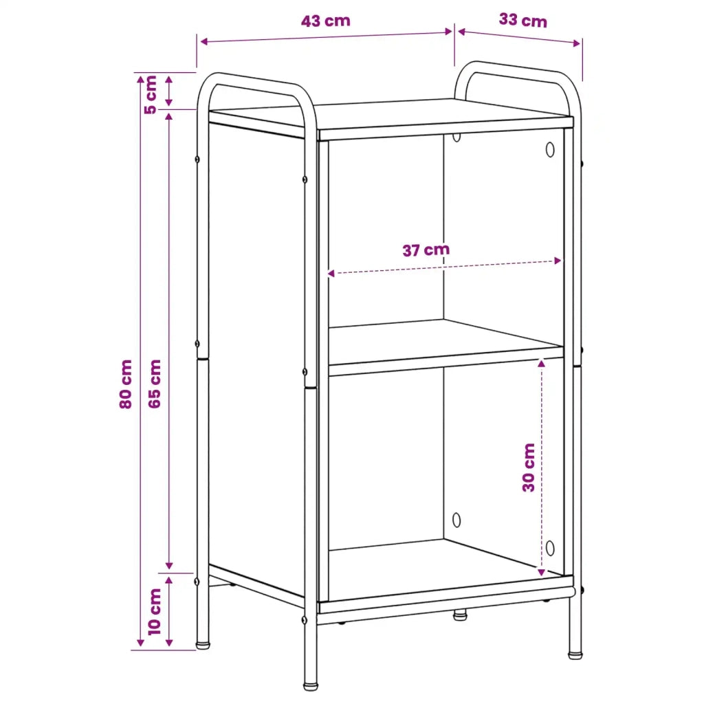 Armadio per Libri 55,5 x 33 x 174 cm Legno ingegnerizzato 8013886