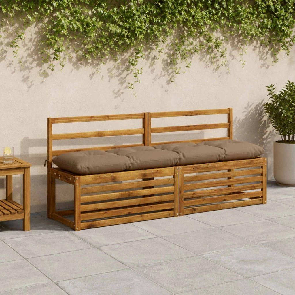 Cuscino per panchina VIANEN 100% Poliestere Tortora 952874