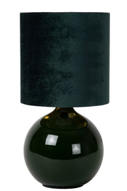 Lampada da tavolo in vetro con paralume verde E14 Esterad Lucide