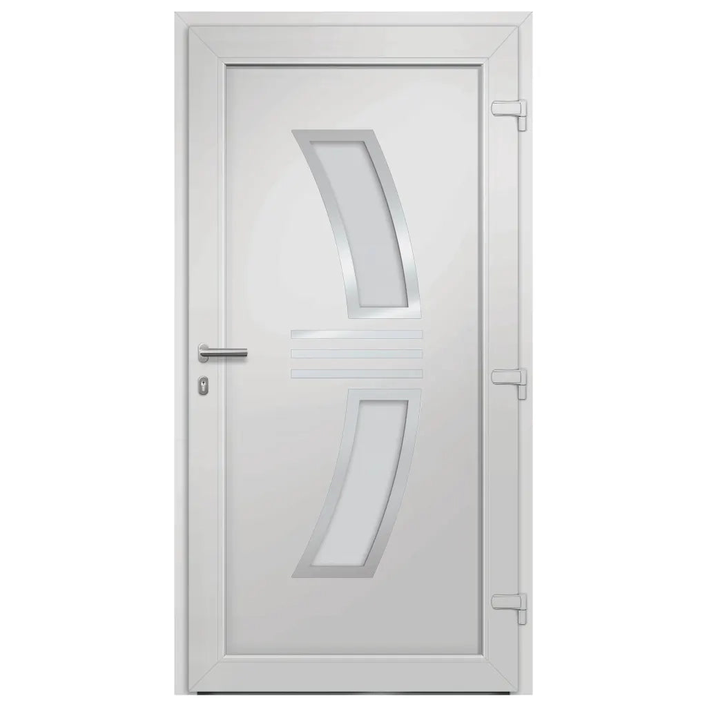 Porta di Ingresso Bianca 88x200 cm 3057565