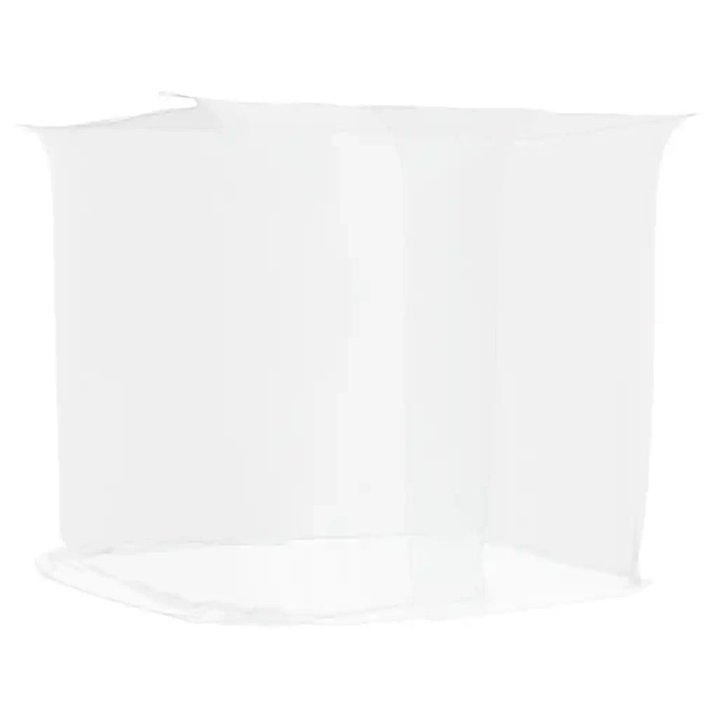 vidaXL Zanzariera Sospesa 156 Rete Bianca 220x100x150 cm
