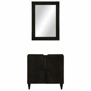 Set Mobili da Bagno 2pz in Legno Massello di Mango 3310018