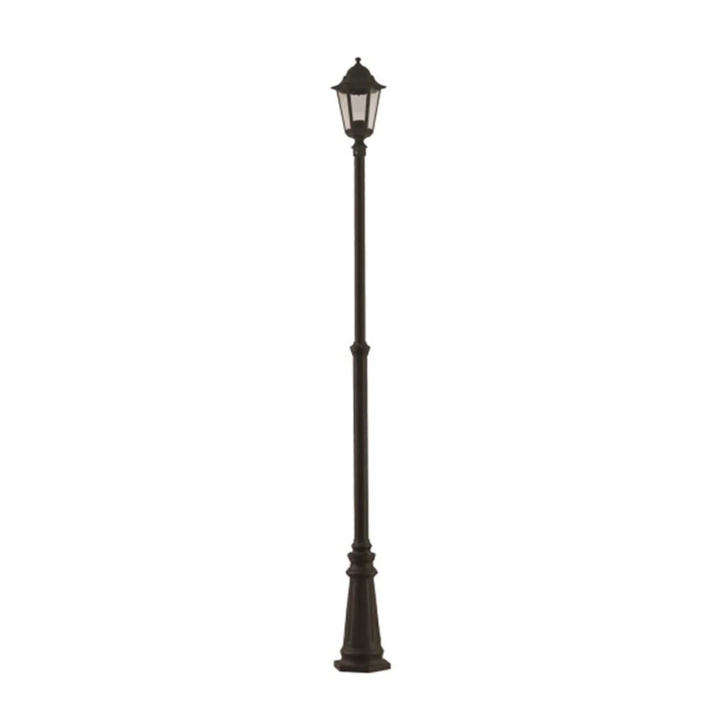 Palo Esterno Sawyer Alluminio Nero 1 Luce E27 Ip44