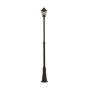 Palo Esterno Sawyer Alluminio Nero 1 Luce E27 Ip44