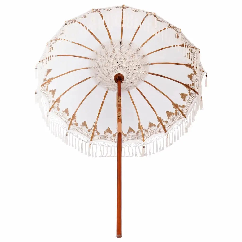Parasol-Ombrellone da giardino Balinese Crema 190 x 190 x 260 cm 695169