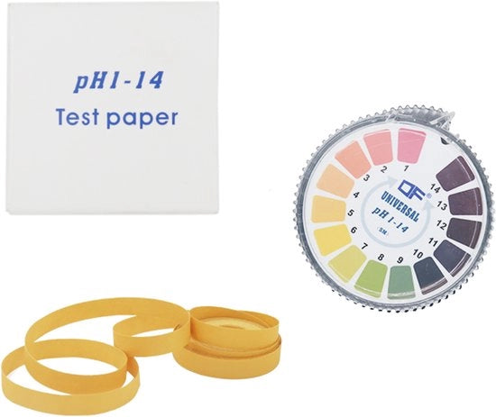 Striscia diagnostica per pH su rullo - Striscia universale di carta per valore pH (0-14)