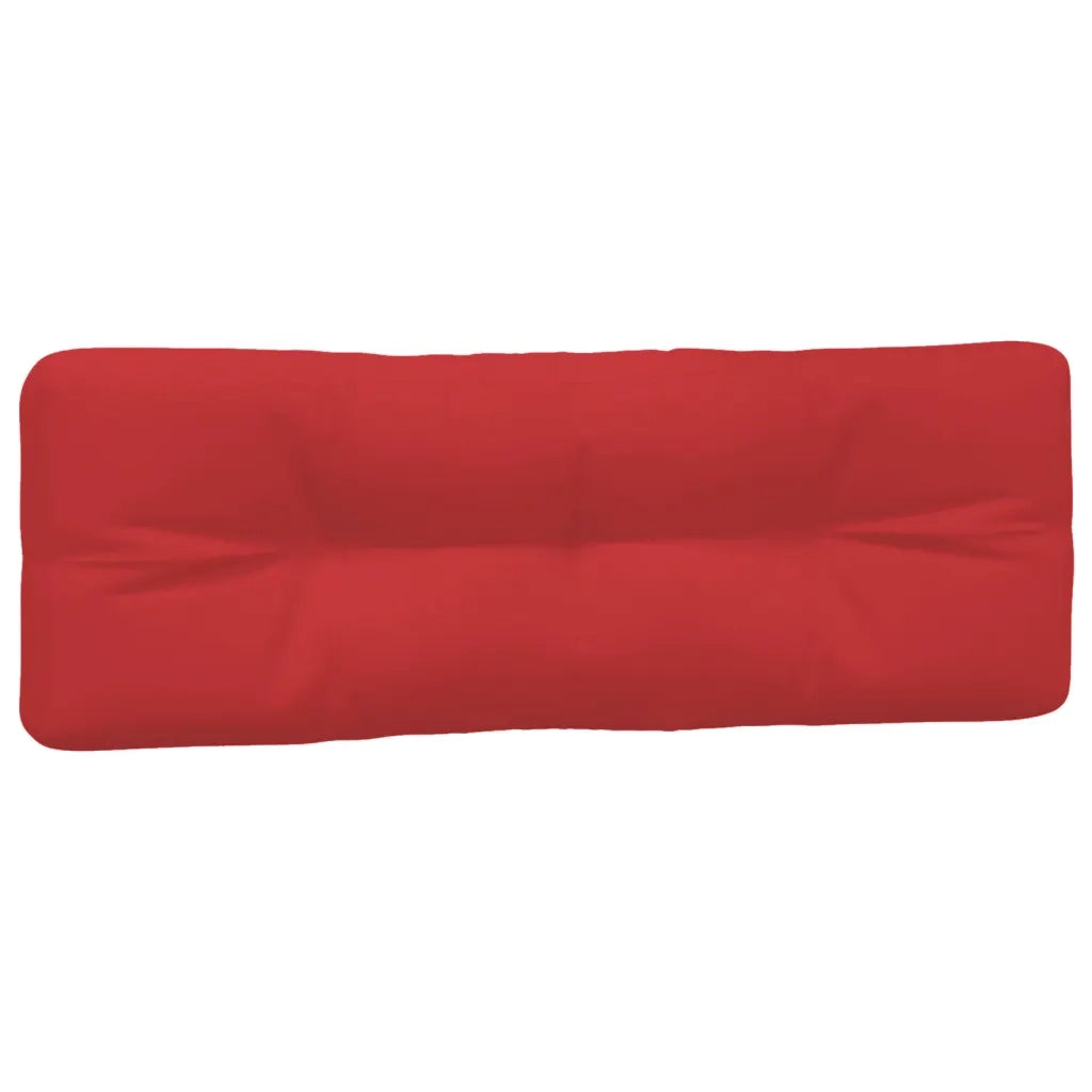 Cuscini per Pallet 3 pz Rossi in Tessuto 3217126