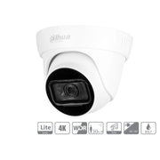 Telecamera Analogica Dome 4K 8MP Ottica Fissa 3.6mm HDCVI IR Eyeball IP67 DC12V DAHUA HAC-HDW1801TL
